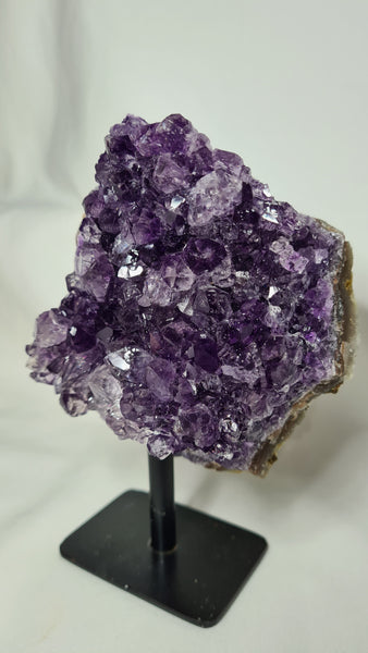Amethyst cluster on stand - Unique 715 grams