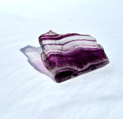 Fluorite Slab - unique piece -Purple