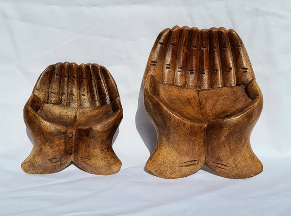 Cupped Hands Tumble Bowl