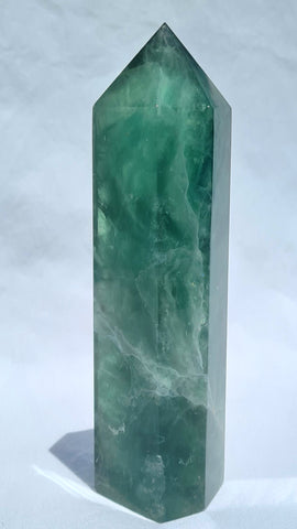 Fluorite Tower Green - unique piece 17cm - 695gm