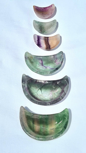 Flourite bowls - Moon Shape
