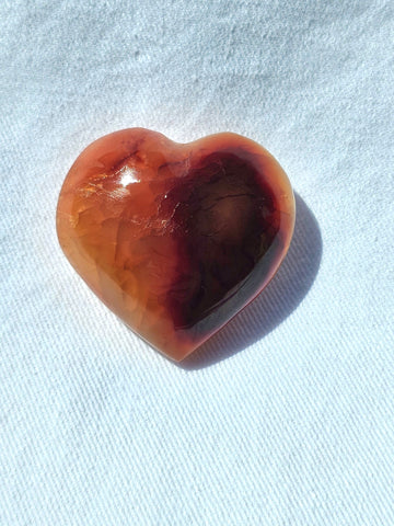 Carnelian heart - 35 grams