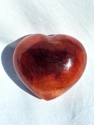 Carnelian heart - 105 grams