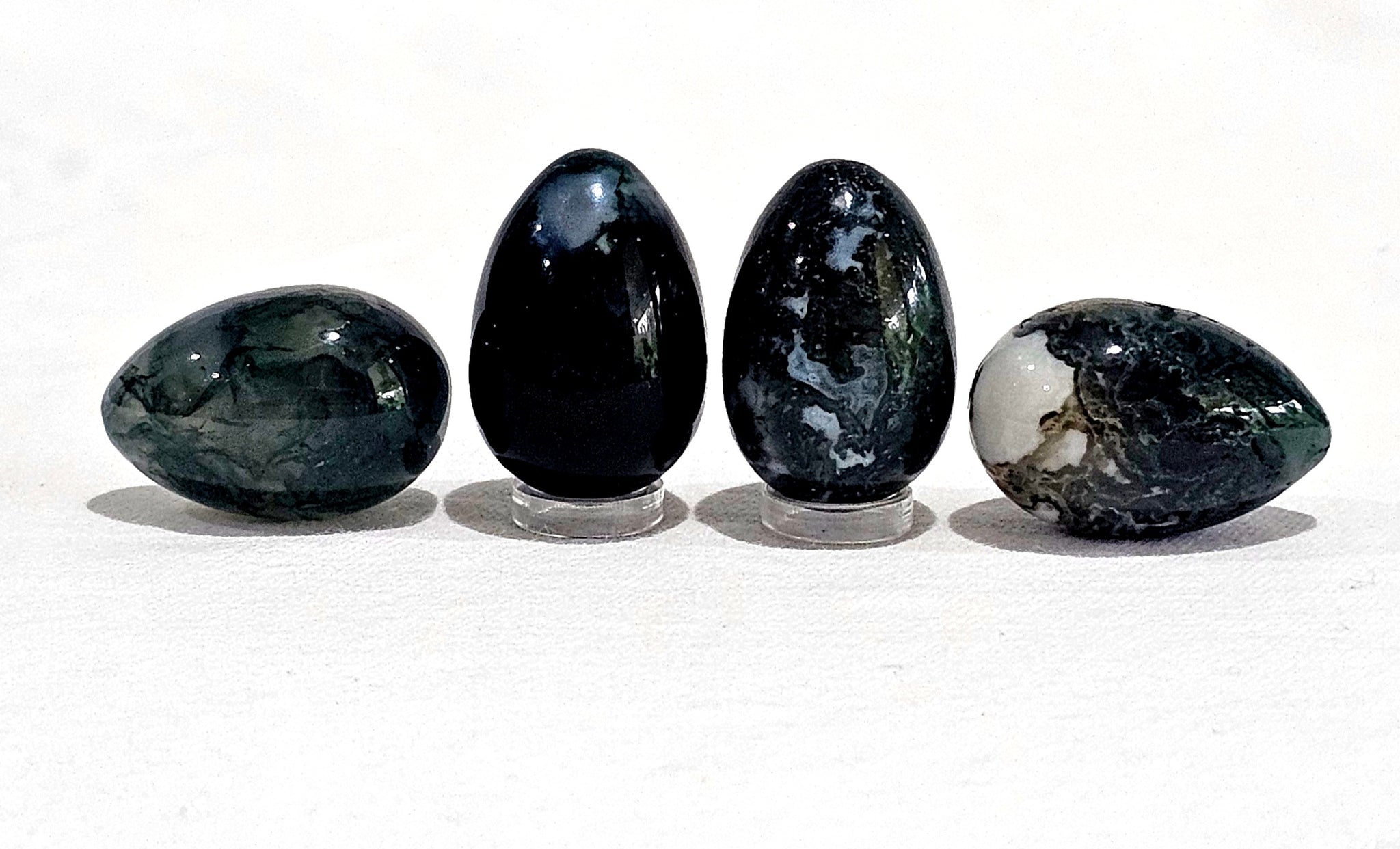 Moss Agate Egg