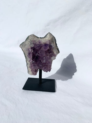 Amethyst cluster on stand - 300-350 gram