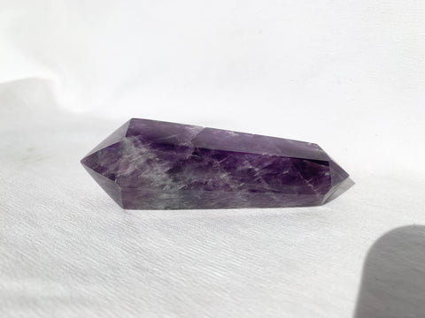 Amethyst double terminated point - Large