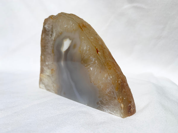 Agate end - Unique golden piece 540 grams