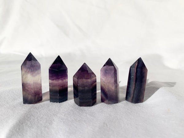 Rainbow Fluorite point - small