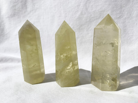 Lemon Quartz point - 8-9cm